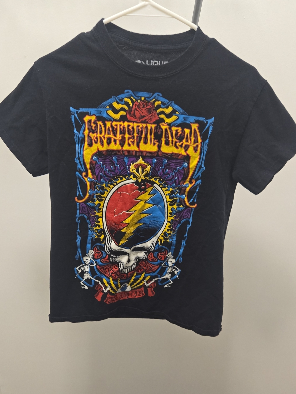 Tilly's Black Grateful Dead Lightning Skull Graphic Tee